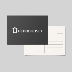 Reprohuset Herning Postkort mockup